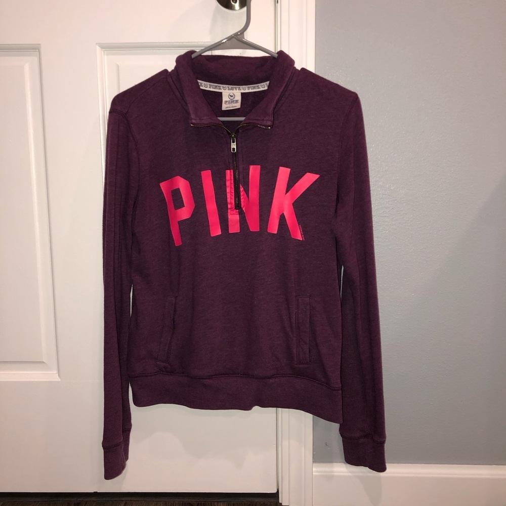 Dark Purple PINK Crew